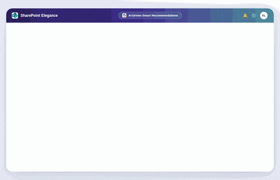 AI-Driven Smart Recommendations for SharePoint