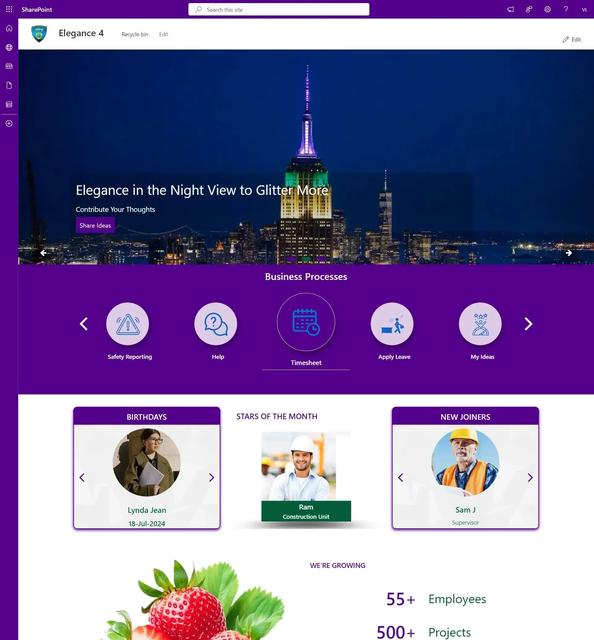 SharePoint Elegance - Finance & Banking