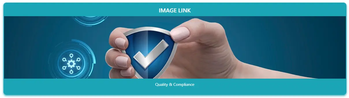 SharePoint Image Links Web Part displaying responsive custom banner tiles for visual department navigation