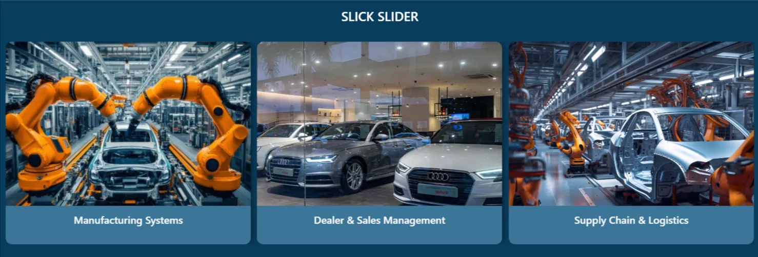 SharePoint Slick Slider Web Part displaying responsive picture carousels and smooth slideshow transitions