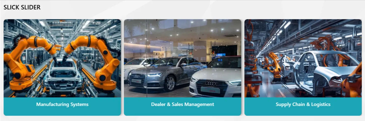 SharePoint Intranet Slick Slider – Premium Auto-Rotating Card UI
